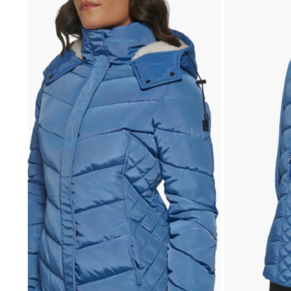 Kenneth Cole Women's Puffer Coat SZ-LG NWT - Picture 2 of 5
